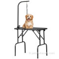 Table de toilettage à chien pliable réglable ou à chats